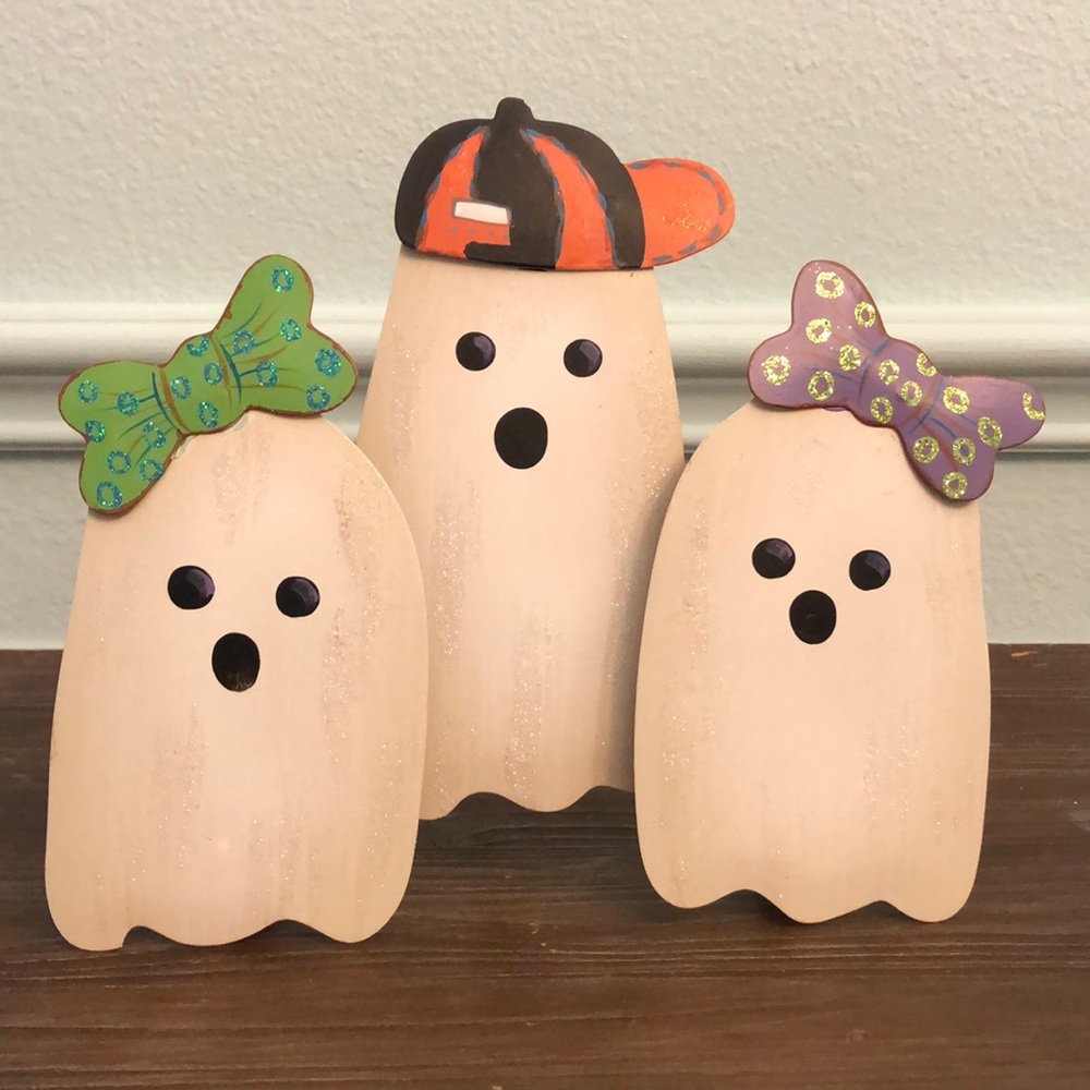 NWT Trick or Treat Ghost Kids Halloween Decor